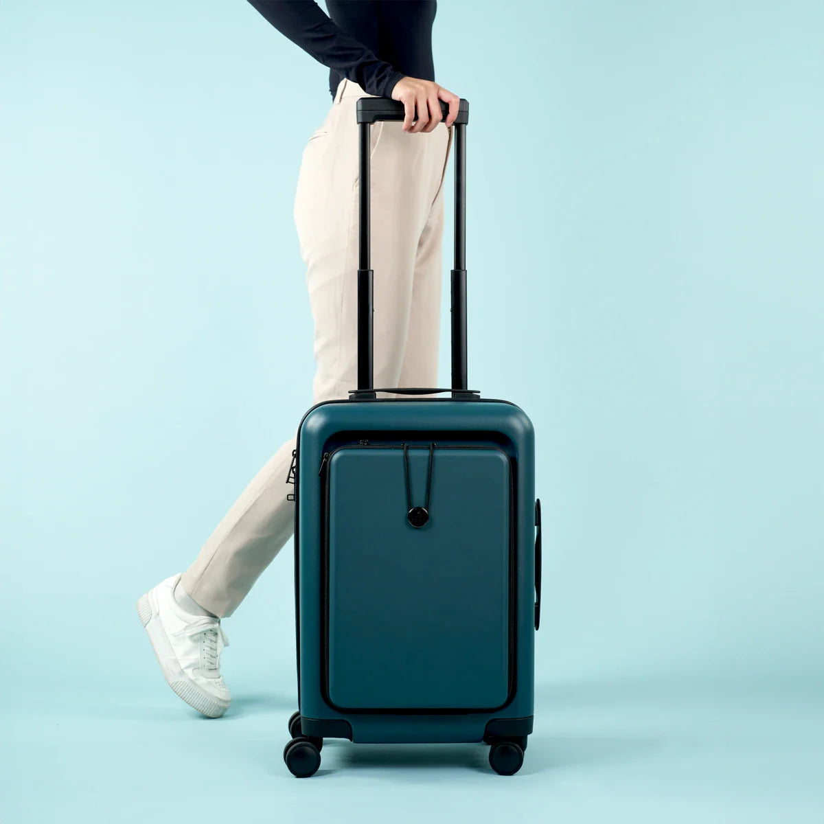 Valise rigide PVG Pochette unie